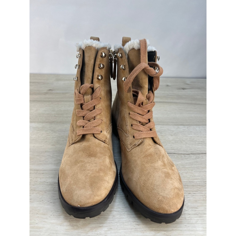 Kate Spade New York Raegan Women's Tan Suede Faux Fur Lined Boots Size 6B - Picture 6 of 12